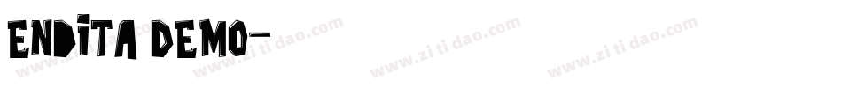 Endita DEMO字体转换